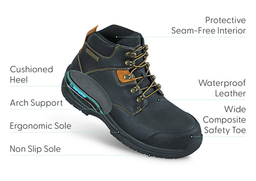 Granite Work Boots - Black