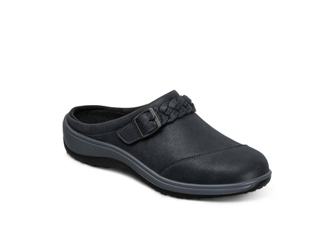 Orthofeet Kita Women's Shoes Black : 7 B - Medium
