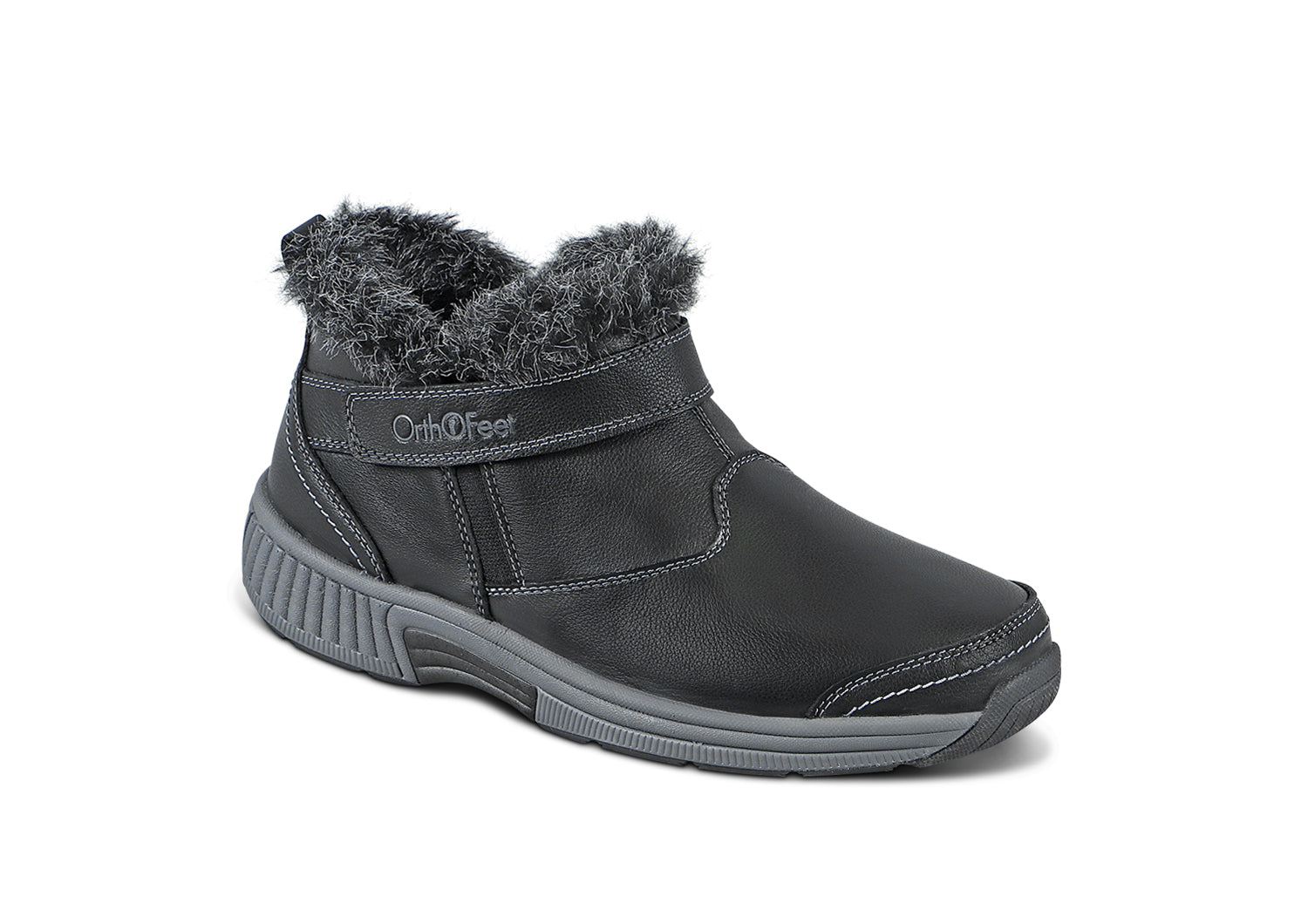 Sweden, Black | 12'' Women's Winter Boots | Removable felt
