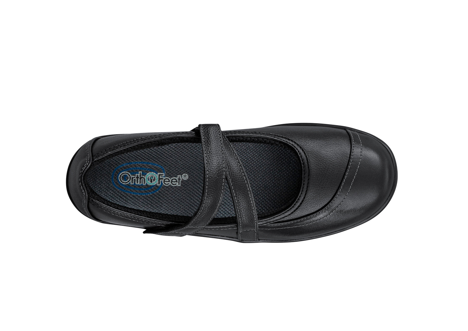 Arch Support Mary Jane Shoes For Women | Celina Black OrthoFeet