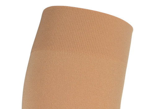 Compression Calf Sleeves Wide 15-20 mmHg - Tan