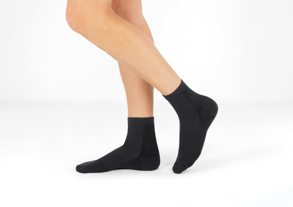 Compression Ankle Sock 15-20 mmHg - Black