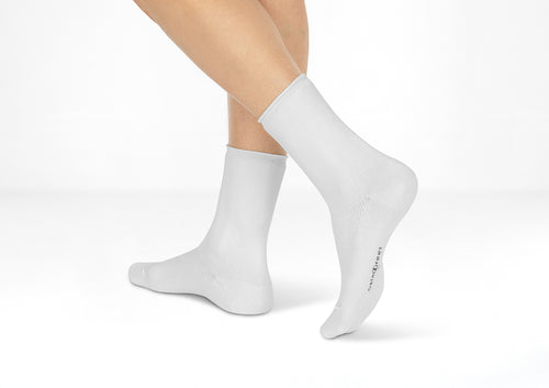 Extra Roomy Diabetic Socks (Thick) - White