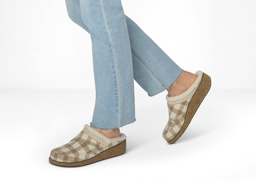 Clara Oatmeal Plaid