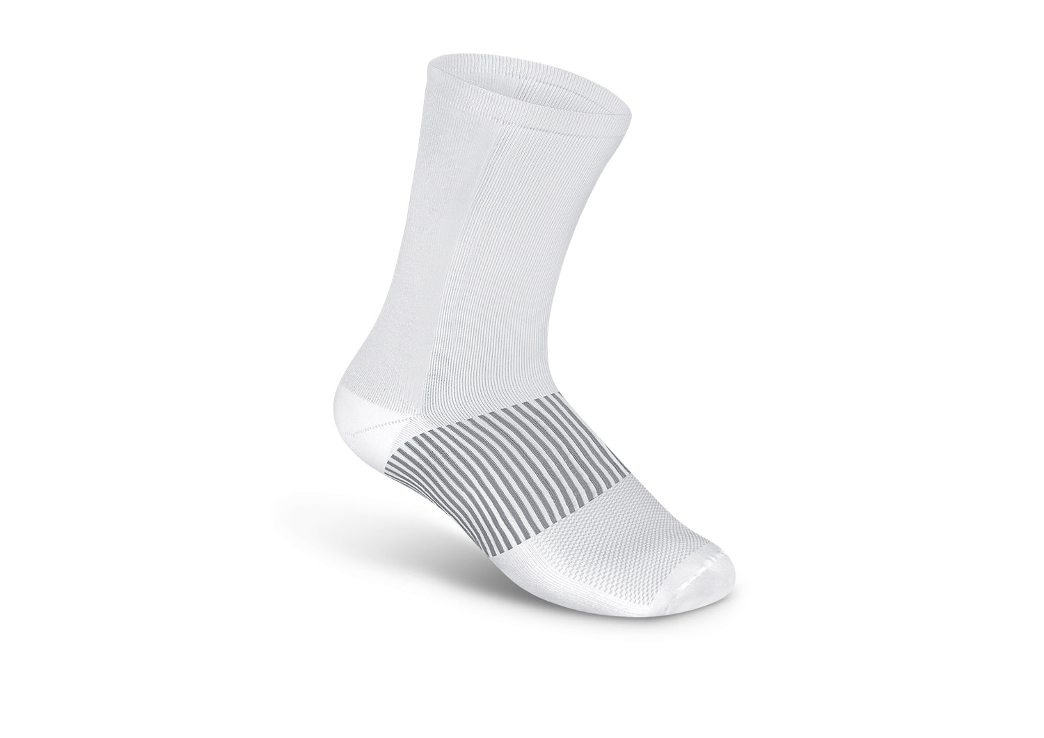 Mid Compression Socks V2.0 - White Black, Sport socks