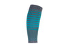 Compression Calf Sleeves Standard 20-30 mmHg - Gray/Teal Stripe